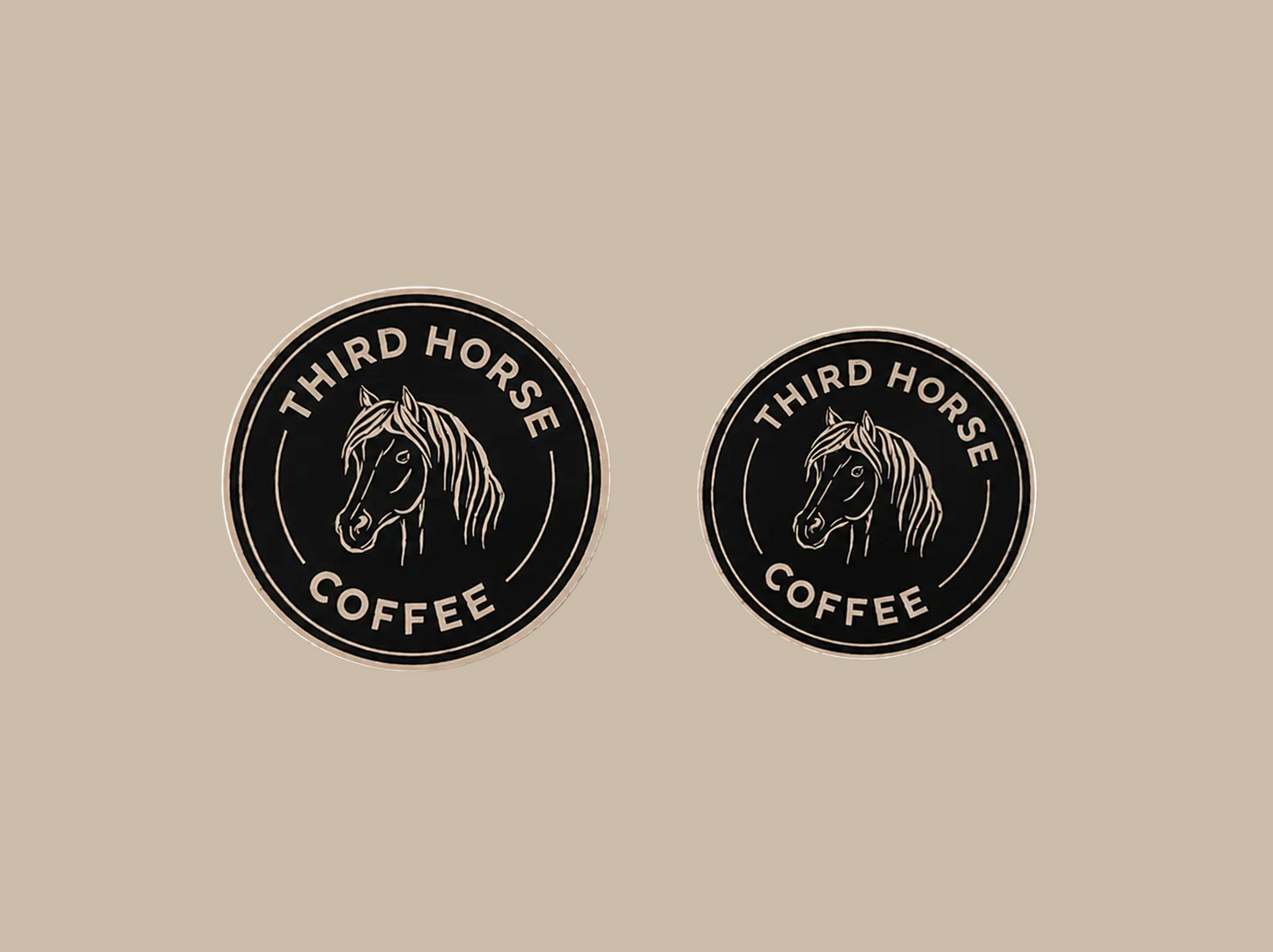 Third Horse Logo Sticker