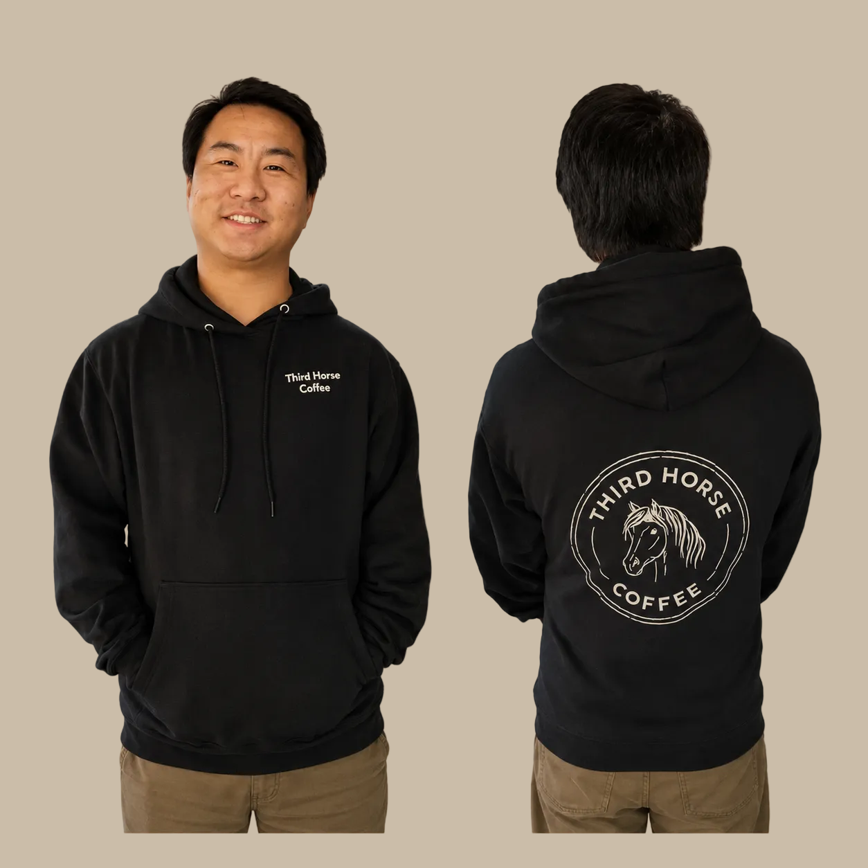 Third Horse Logo Hoodie
