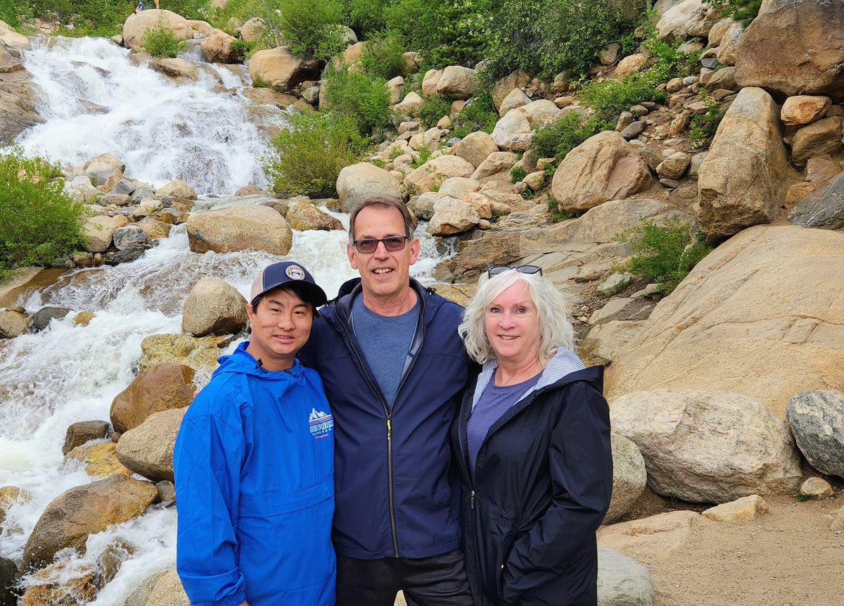 Mark, Beth, and Josiah, founders and inspiration behind Third Horse Coffee